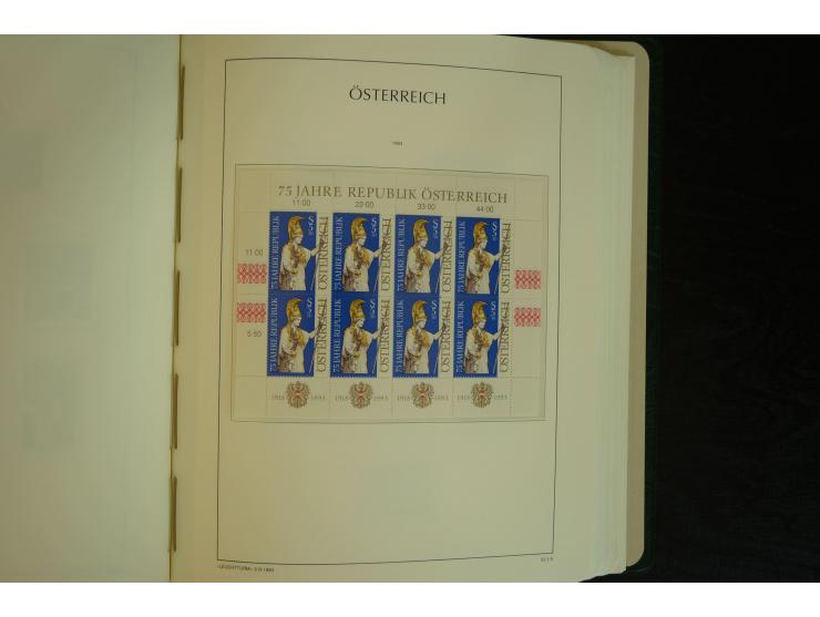 1945/2004, postfrische kpl. Sammlung mit Mi.-Nr. 772-75B, 772-75 KLB, VI-VII (Fotoattest Raybaudi) etc.