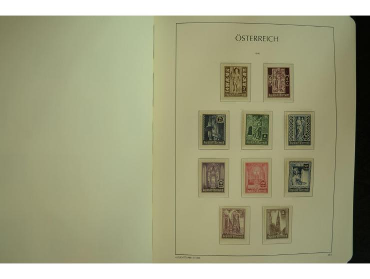 1945/2004, postfrische kpl. Sammlung mit Mi.-Nr. 772-75B, 772-75 KLB, VI-VII (Fotoattest Raybaudi) etc.