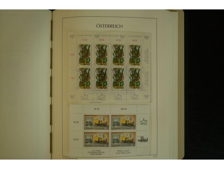 1945/2004, postfrische kpl. Sammlung mit Mi.-Nr. 772-75B, 772-75 KLB, VI-VII (Fotoattest Raybaudi) etc.