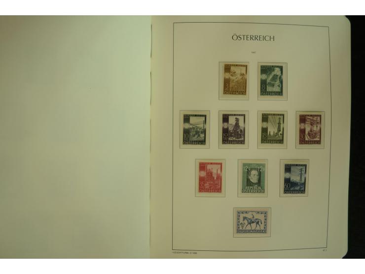 1945/2004, postfrische kpl. Sammlung mit Mi.-Nr. 772-75B, 772-75 KLB, VI-VII (Fotoattest Raybaudi) etc.