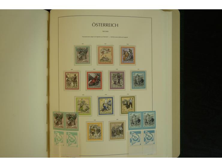 1945/2004, postfrische kpl. Sammlung mit Mi.-Nr. 772-75B, 772-75 KLB, VI-VII (Fotoattest Raybaudi) etc.