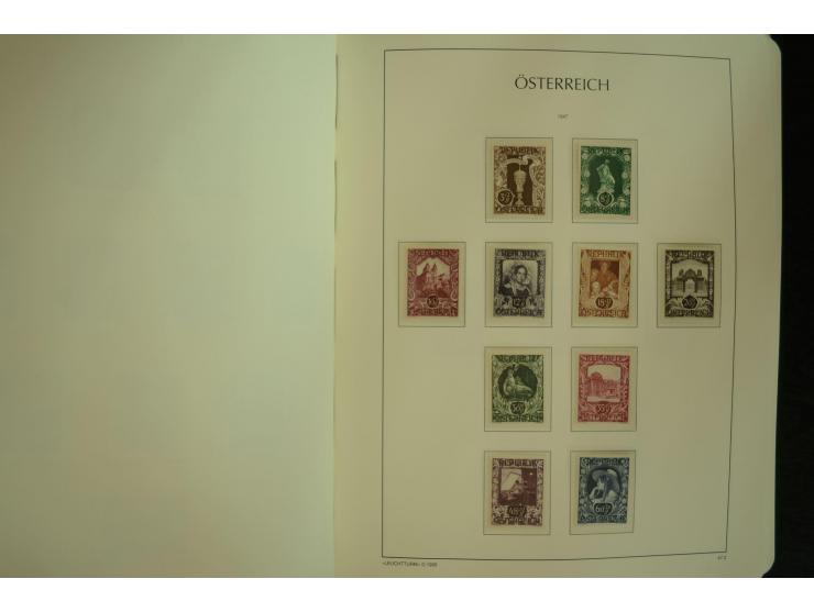 1945/2004, postfrische kpl. Sammlung mit Mi.-Nr. 772-75B, 772-75 KLB, VI-VII (Fotoattest Raybaudi) etc.