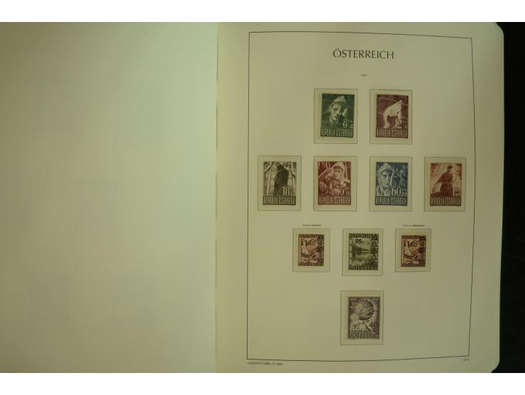 1945/2004, postfrische kpl. Sammlung mit Mi.-Nr. 772-75B, 772-75 KLB, VI-VII (Fotoattest Raybaudi) etc.
