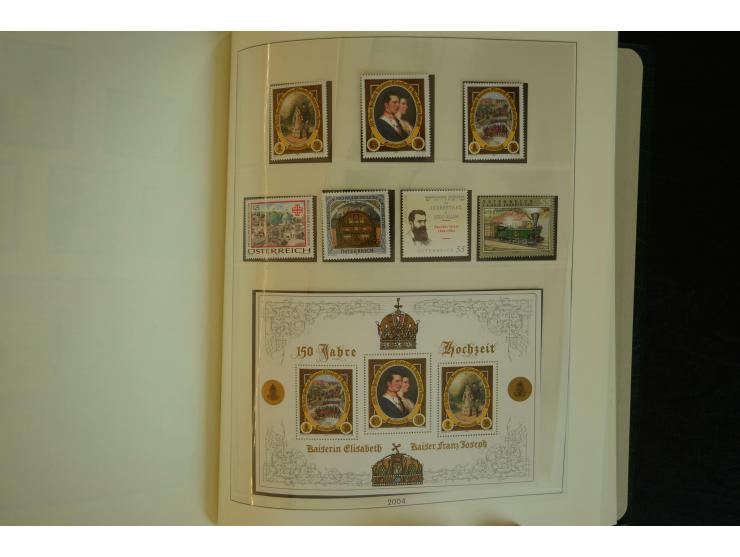 1945/2004, postfrische kpl. Sammlung mit Mi.-Nr. 772-75B, 772-75 KLB, VI-VII (Fotoattest Raybaudi) etc.