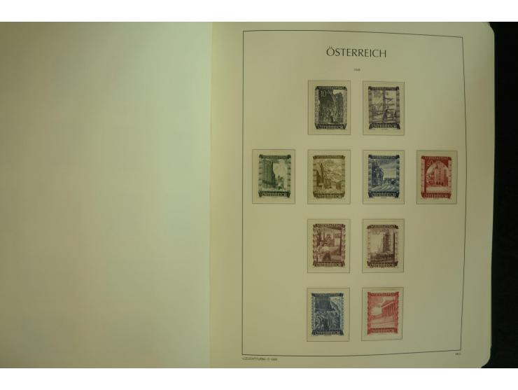 1945/2004, postfrische kpl. Sammlung mit Mi.-Nr. 772-75B, 772-75 KLB, VI-VII (Fotoattest Raybaudi) etc.