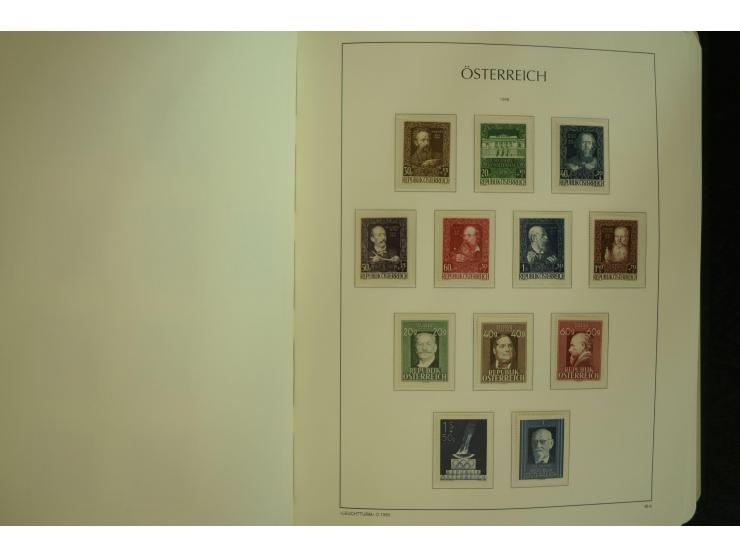 1945/2004, postfrische kpl. Sammlung mit Mi.-Nr. 772-75B, 772-75 KLB, VI-VII (Fotoattest Raybaudi) etc.