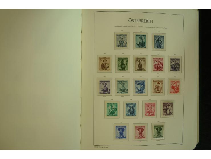 1945/2004, postfrische kpl. Sammlung mit Mi.-Nr. 772-75B, 772-75 KLB, VI-VII (Fotoattest Raybaudi) etc.