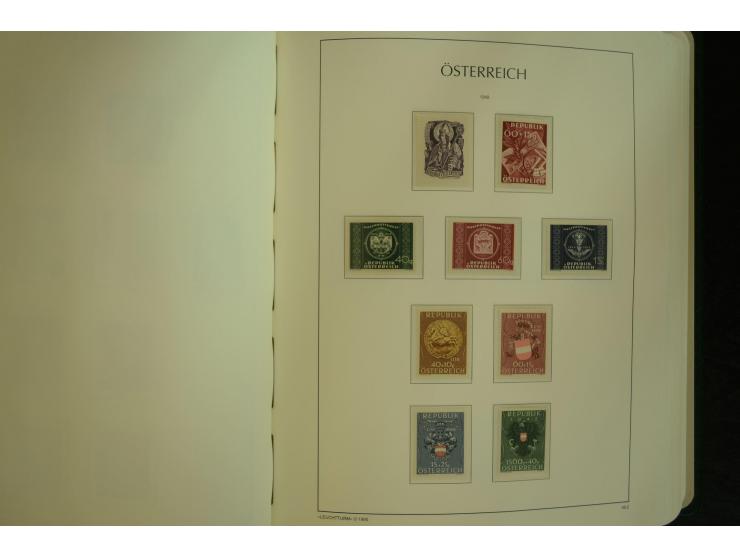 1945/2004, postfrische kpl. Sammlung mit Mi.-Nr. 772-75B, 772-75 KLB, VI-VII (Fotoattest Raybaudi) etc.