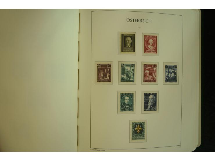 1945/2004, postfrische kpl. Sammlung mit Mi.-Nr. 772-75B, 772-75 KLB, VI-VII (Fotoattest Raybaudi) etc.