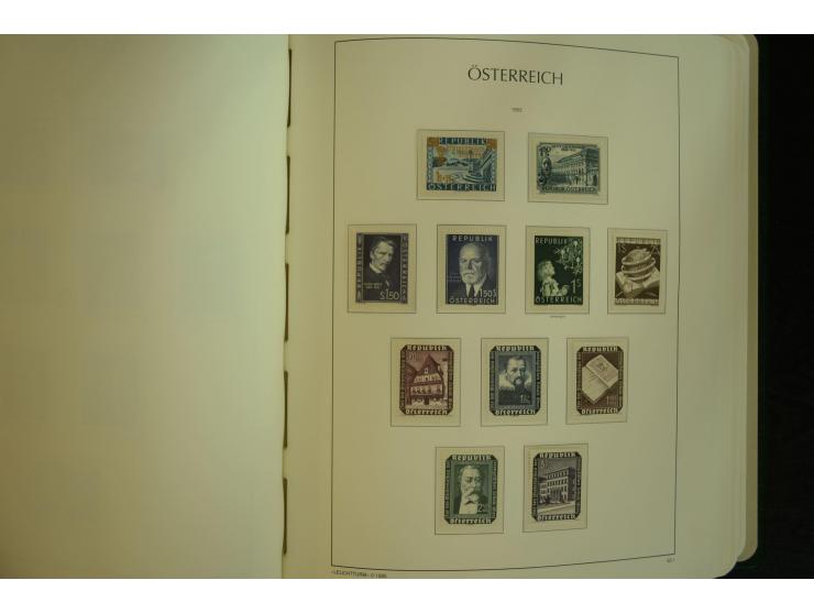1945/2004, postfrische kpl. Sammlung mit Mi.-Nr. 772-75B, 772-75 KLB, VI-VII (Fotoattest Raybaudi) etc.
