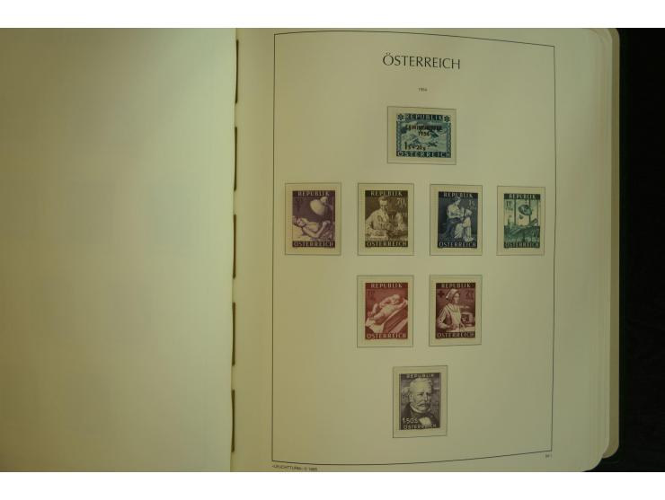 1945/2004, postfrische kpl. Sammlung mit Mi.-Nr. 772-75B, 772-75 KLB, VI-VII (Fotoattest Raybaudi) etc.