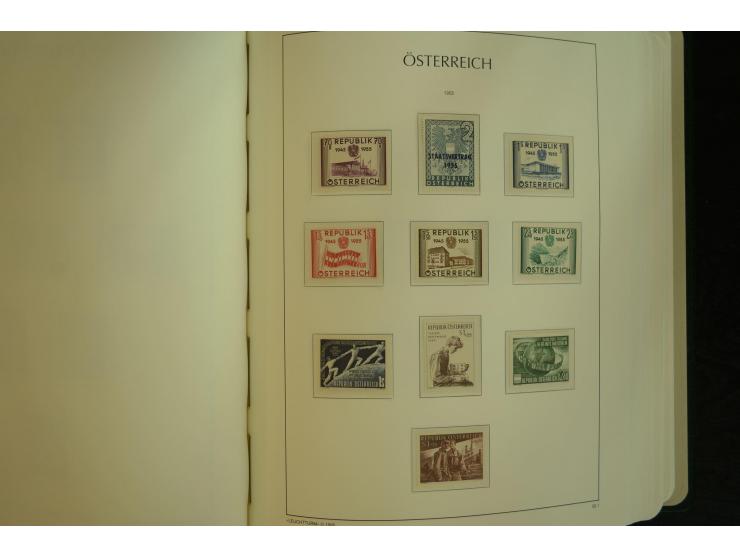 1945/2004, postfrische kpl. Sammlung mit Mi.-Nr. 772-75B, 772-75 KLB, VI-VII (Fotoattest Raybaudi) etc.