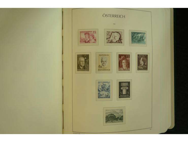 1945/2004, postfrische kpl. Sammlung mit Mi.-Nr. 772-75B, 772-75 KLB, VI-VII (Fotoattest Raybaudi) etc.