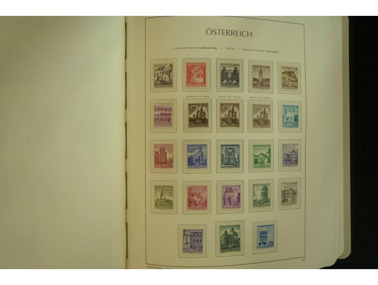 1945/2004, postfrische kpl. Sammlung mit Mi.-Nr. 772-75B, 772-75 KLB, VI-VII (Fotoattest Raybaudi) etc.