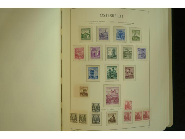 1945/2004, postfrische kpl. Sammlung mit Mi.-Nr. 772-75B, 772-75 KLB, VI-VII (Fotoattest Raybaudi) etc.