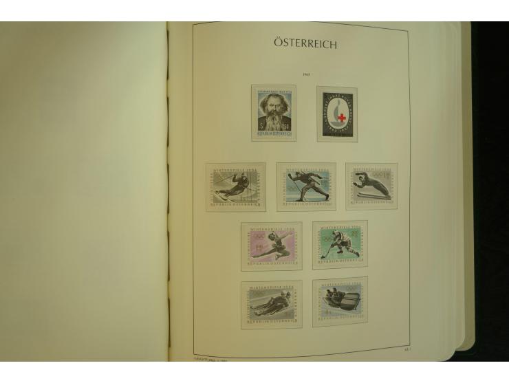 1945/2004, postfrische kpl. Sammlung mit Mi.-Nr. 772-75B, 772-75 KLB, VI-VII (Fotoattest Raybaudi) etc.