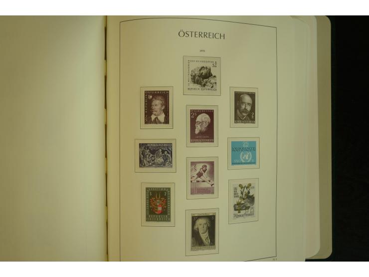 1945/2004, postfrische kpl. Sammlung mit Mi.-Nr. 772-75B, 772-75 KLB, VI-VII (Fotoattest Raybaudi) etc.
