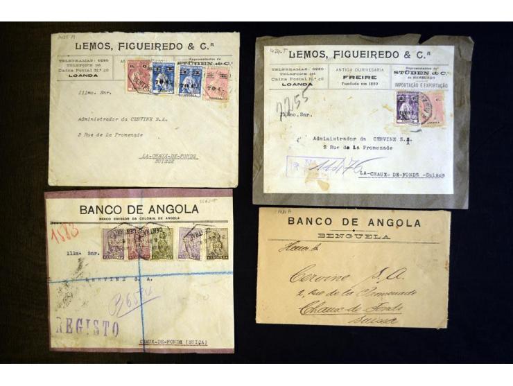 1894/1945, Partie mit 22 Briefen, Karten und Ganzsachen, dabei R-Briefe, Auslandswertbrief 1932 nach Deutschland, eingehende 