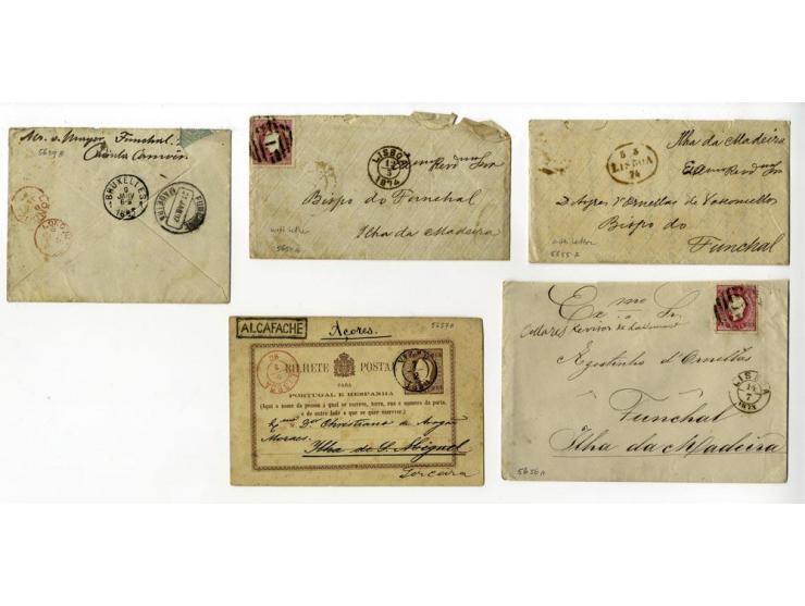 1796/1918, fast 40 Briefe und Ganzsachen ab Vorphila mit Schwerpunkt bis 1900, dabei viel Incoming Mail (u.a. kompletter Falt