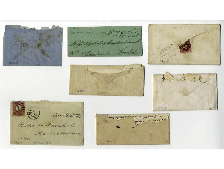 1796/1918, fast 40 Briefe und Ganzsachen ab Vorphila mit Schwerpunkt bis 1900, dabei viel Incoming Mail (u.a. kompletter Falt