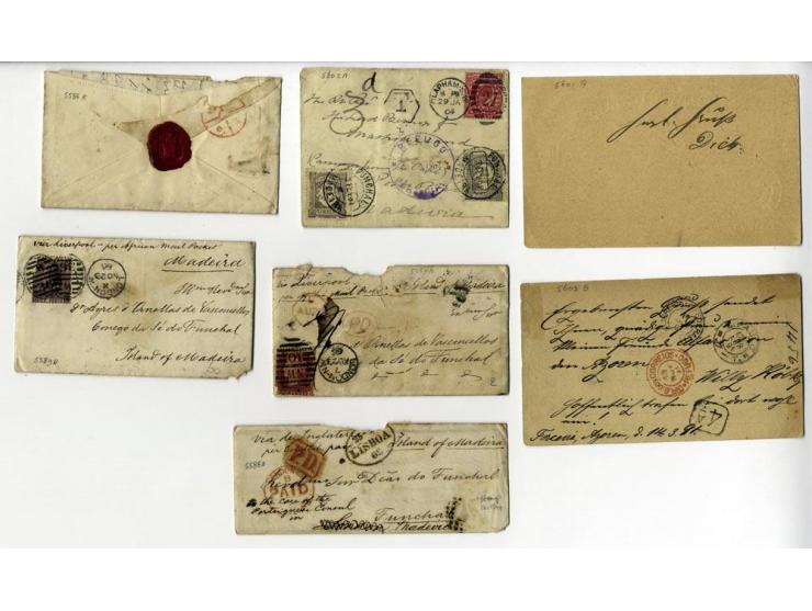 1796/1918, fast 40 Briefe und Ganzsachen ab Vorphila mit Schwerpunkt bis 1900, dabei viel Incoming Mail (u.a. kompletter Falt