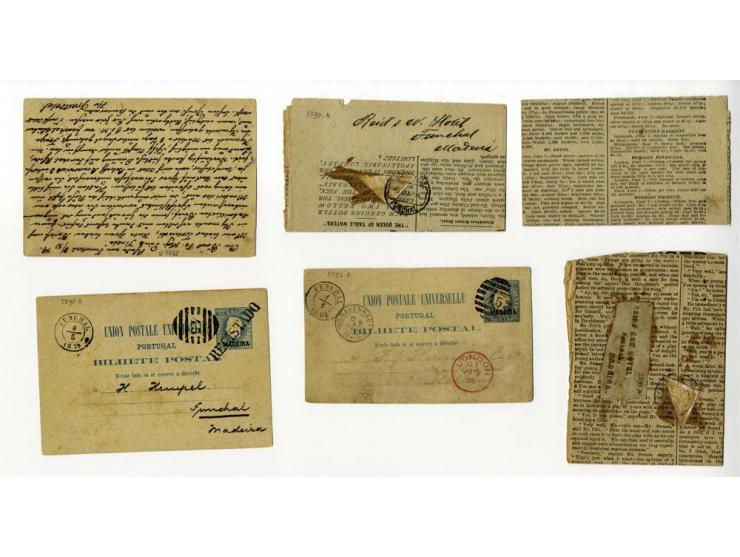 1796/1918, fast 40 Briefe und Ganzsachen ab Vorphila mit Schwerpunkt bis 1900, dabei viel Incoming Mail (u.a. kompletter Falt