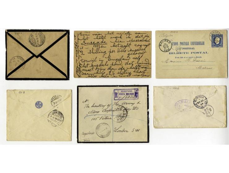 1796/1918, fast 40 Briefe und Ganzsachen ab Vorphila mit Schwerpunkt bis 1900, dabei viel Incoming Mail (u.a. kompletter Falt