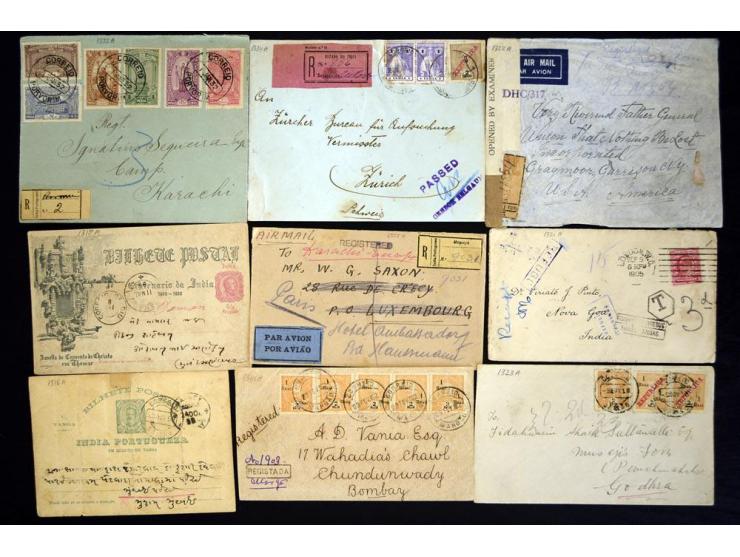 1884/1946, fast 70 Briefe und Ganzsachen inkl. Incoming Mail mit Schwerpunkt bis ca. 1915, dabei viele gebrauchte GSK, zum Te