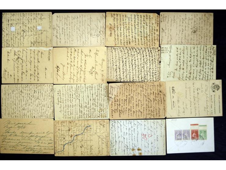 1884/1946, fast 70 Briefe und Ganzsachen inkl. Incoming Mail mit Schwerpunkt bis ca. 1915, dabei viele gebrauchte GSK, zum Te