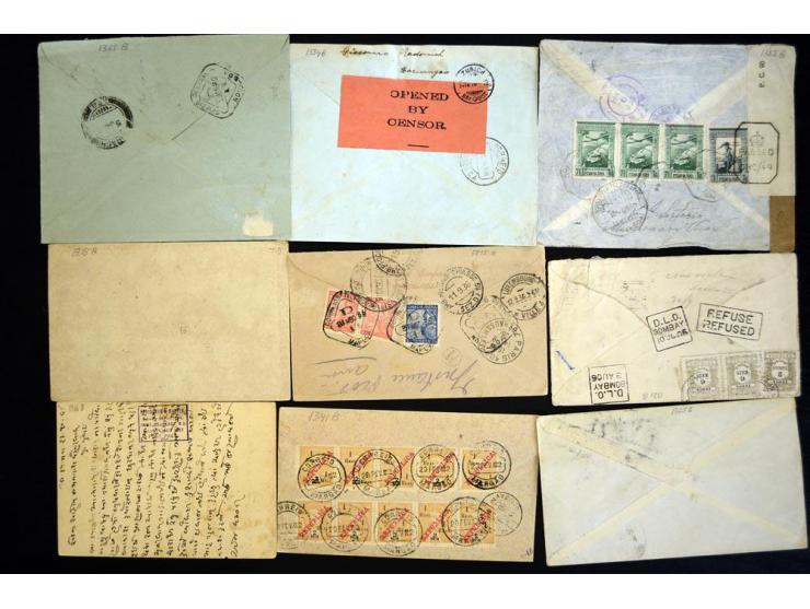 1884/1946, fast 70 Briefe und Ganzsachen inkl. Incoming Mail mit Schwerpunkt bis ca. 1915, dabei viele gebrauchte GSK, zum Te