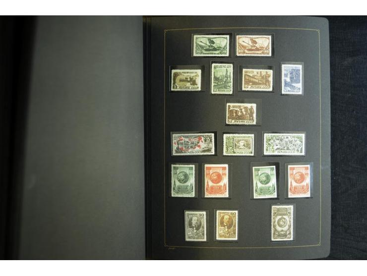 1908/91, postfrische, ungebrauchte und gestempelte Sammlung mit u.a. Mi.-Nr. 1527-34, Bl.11A, 33 etc., dazu Doubletten