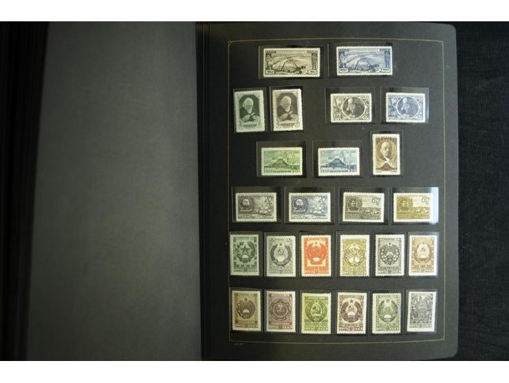 1908/91, postfrische, ungebrauchte und gestempelte Sammlung mit u.a. Mi.-Nr. 1527-34, Bl.11A, 33 etc., dazu Doubletten