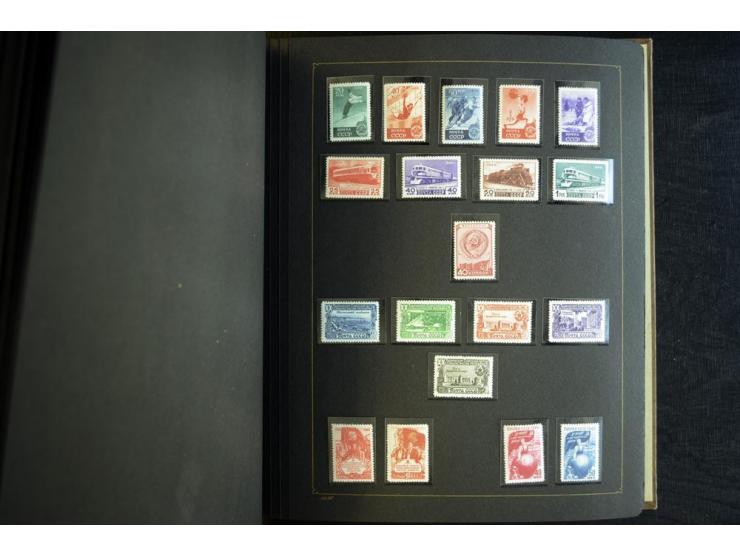 1908/91, postfrische, ungebrauchte und gestempelte Sammlung mit u.a. Mi.-Nr. 1527-34, Bl.11A, 33 etc., dazu Doubletten