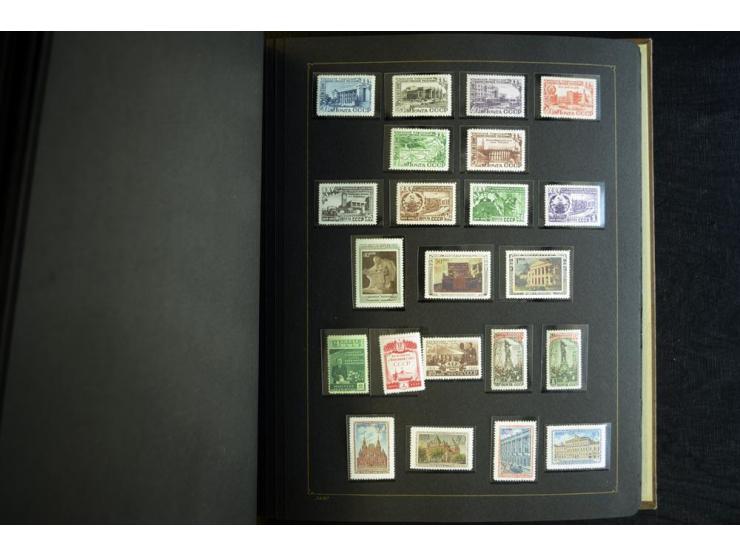 1908/91, postfrische, ungebrauchte und gestempelte Sammlung mit u.a. Mi.-Nr. 1527-34, Bl.11A, 33 etc., dazu Doubletten