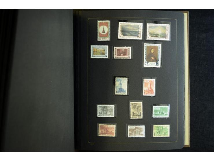 1908/91, postfrische, ungebrauchte und gestempelte Sammlung mit u.a. Mi.-Nr. 1527-34, Bl.11A, 33 etc., dazu Doubletten