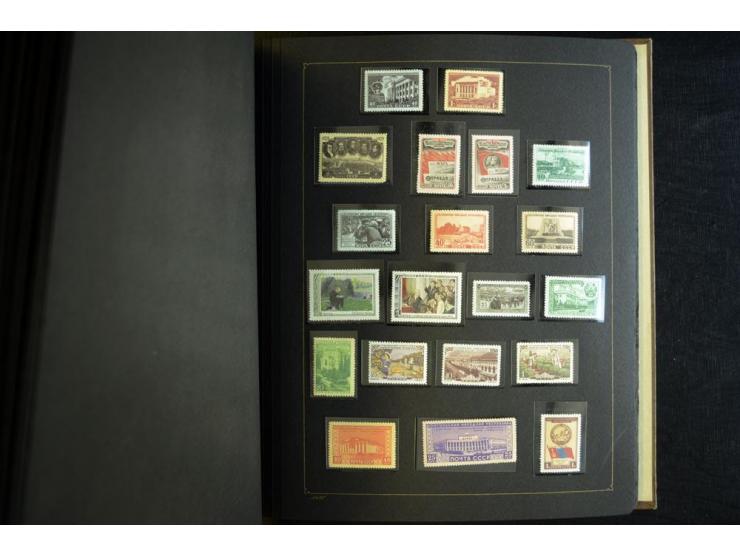 1908/91, postfrische, ungebrauchte und gestempelte Sammlung mit u.a. Mi.-Nr. 1527-34, Bl.11A, 33 etc., dazu Doubletten