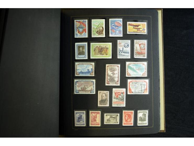 1908/91, postfrische, ungebrauchte und gestempelte Sammlung mit u.a. Mi.-Nr. 1527-34, Bl.11A, 33 etc., dazu Doubletten