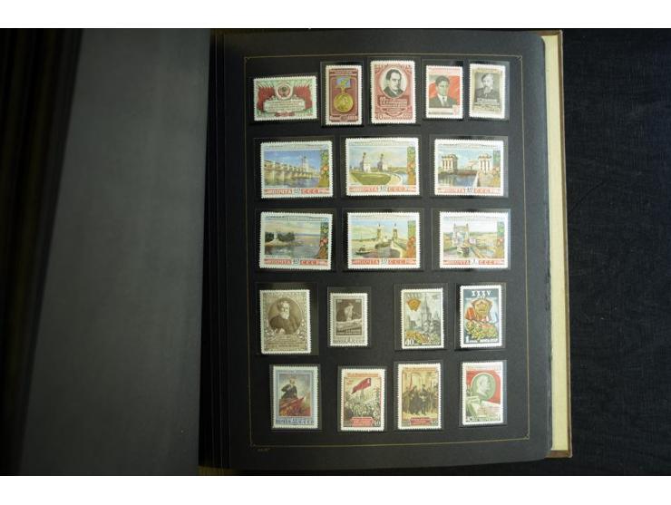 1908/91, postfrische, ungebrauchte und gestempelte Sammlung mit u.a. Mi.-Nr. 1527-34, Bl.11A, 33 etc., dazu Doubletten