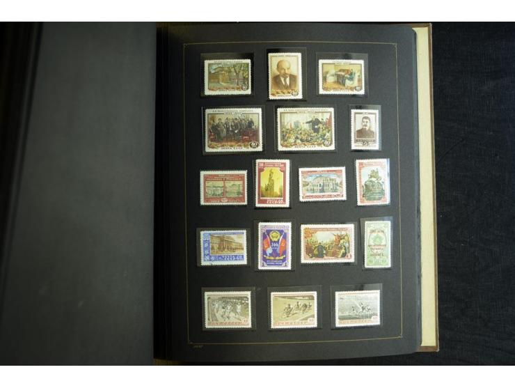 1908/91, postfrische, ungebrauchte und gestempelte Sammlung mit u.a. Mi.-Nr. 1527-34, Bl.11A, 33 etc., dazu Doubletten