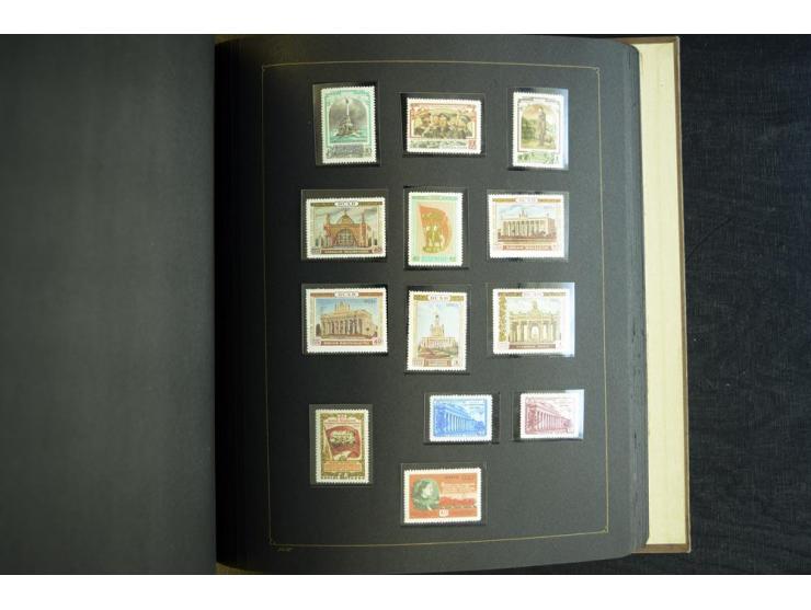 1908/91, postfrische, ungebrauchte und gestempelte Sammlung mit u.a. Mi.-Nr. 1527-34, Bl.11A, 33 etc., dazu Doubletten