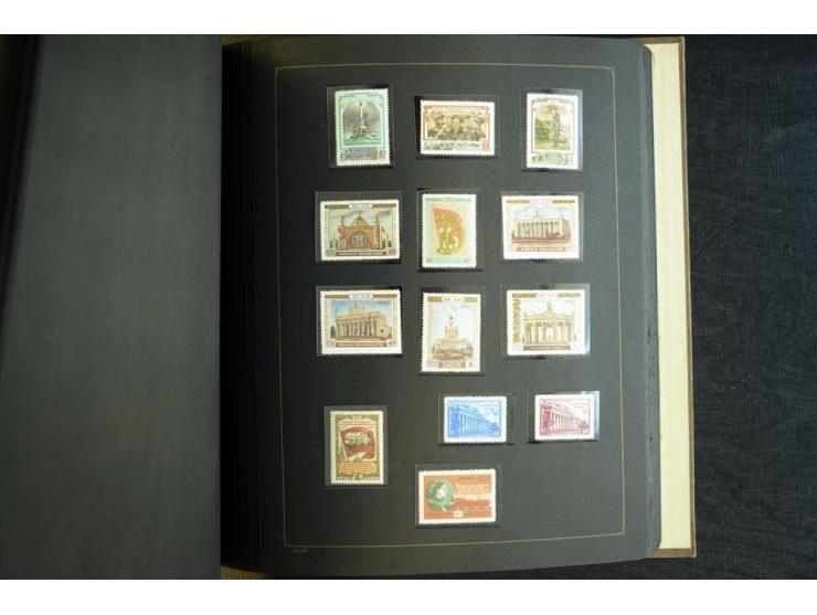 1908/91, postfrische, ungebrauchte und gestempelte Sammlung mit u.a. Mi.-Nr. 1527-34, Bl.11A, 33 etc., dazu Doubletten