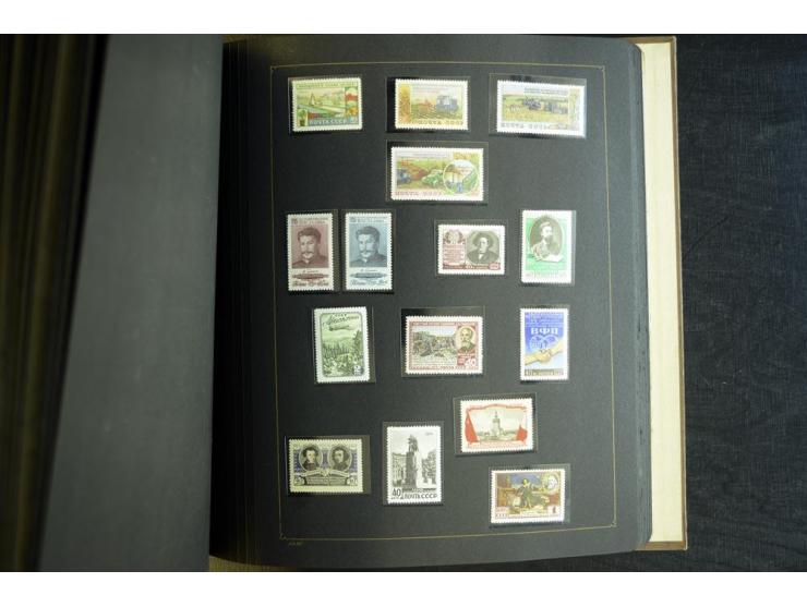 1908/91, postfrische, ungebrauchte und gestempelte Sammlung mit u.a. Mi.-Nr. 1527-34, Bl.11A, 33 etc., dazu Doubletten
