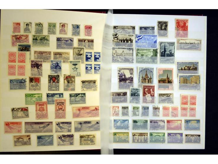 1908/91, postfrische, ungebrauchte und gestempelte Sammlung mit u.a. Mi.-Nr. 1527-34, Bl.11A, 33 etc., dazu Doubletten