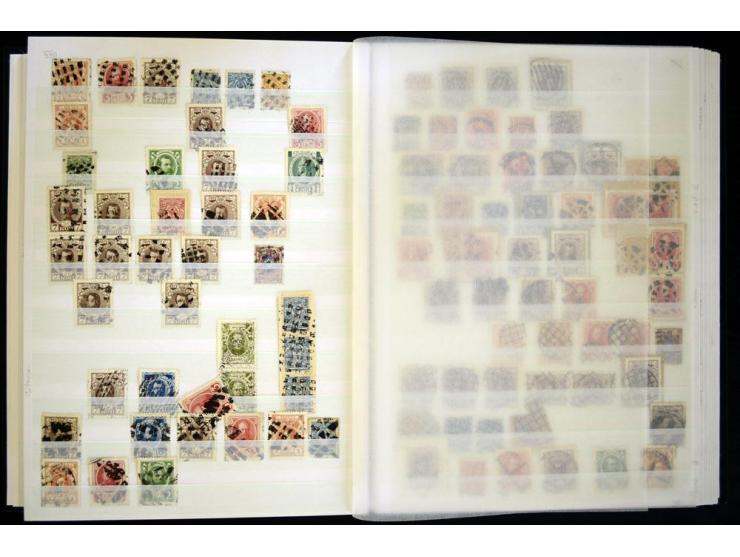 STUMME KRIEGSSTEMPEL: 1914/17, umfangreiche Sammlung von übe 1100 Marken/Briefstücken und Briefen/Karten, dabei viele veschie