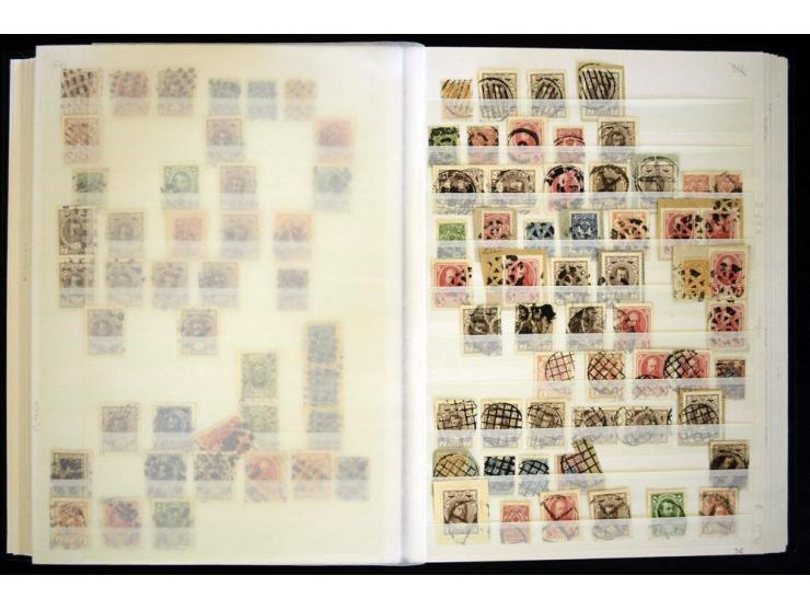 STUMME KRIEGSSTEMPEL: 1914/17, umfangreiche Sammlung von übe 1100 Marken/Briefstücken und Briefen/Karten, dabei viele veschie