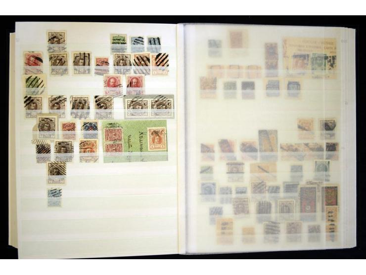 STUMME KRIEGSSTEMPEL: 1914/17, umfangreiche Sammlung von übe 1100 Marken/Briefstücken und Briefen/Karten, dabei viele veschie