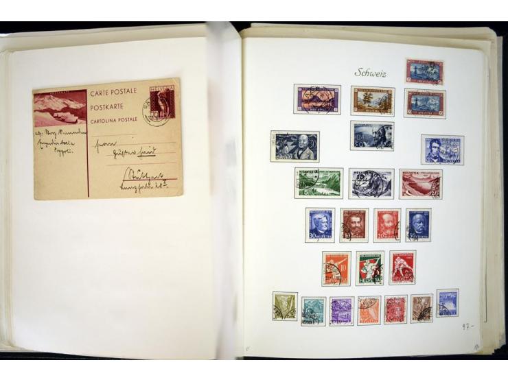 1850/1944, gestempelte Sammlung mit guten Werten und Blocks, einiges sign., meist saubere Erhaltung