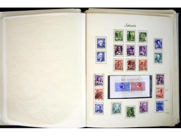 1850/1944, gestempelte Sammlung mit guten Werten und Blocks, einiges sign., meist saubere Erhaltung