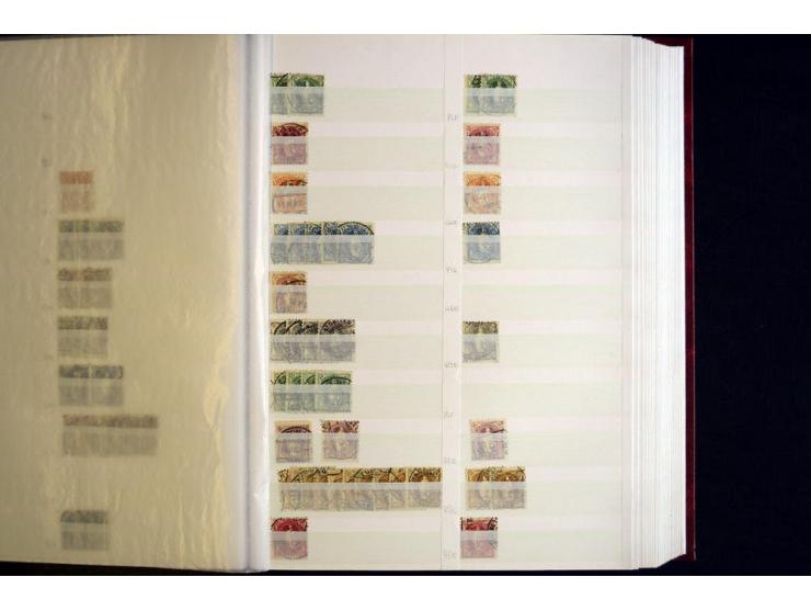 1850/1969, gestempelter Bestand mit etlichen Strubli und vielen Luftpostmarken im Lagerbuch, hoher Katalogwert