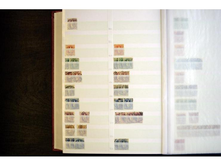 1850/1969, gestempelter Bestand mit etlichen Strubli und vielen Luftpostmarken im Lagerbuch, hoher Katalogwert